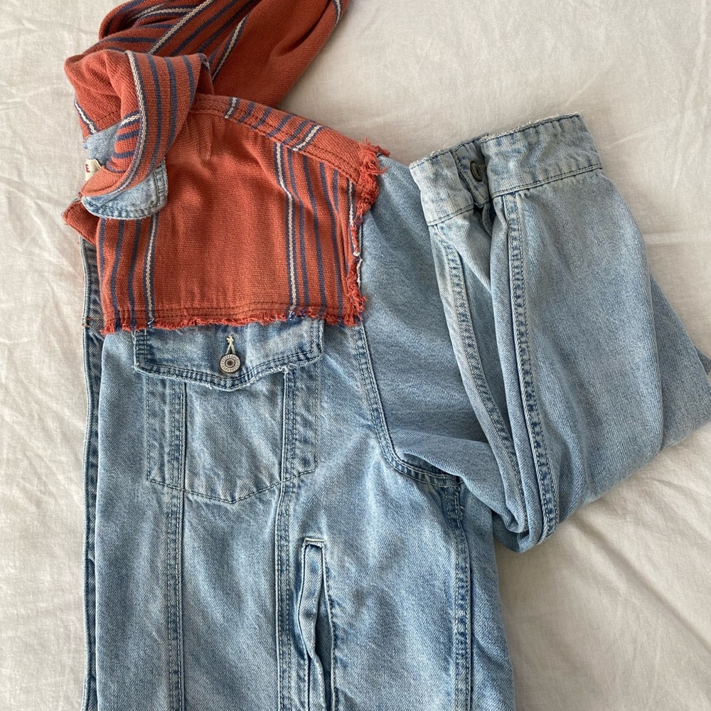 Free People Baja Denim Jacket Size Small